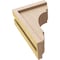 Ekena Millwork 4"W x 8"D x 12"H Classic Bryant Rough Cedar Woodgrain TimberThane Corbel, Primed Tan CORUR04X08X12BRYRCPR - alternate 3